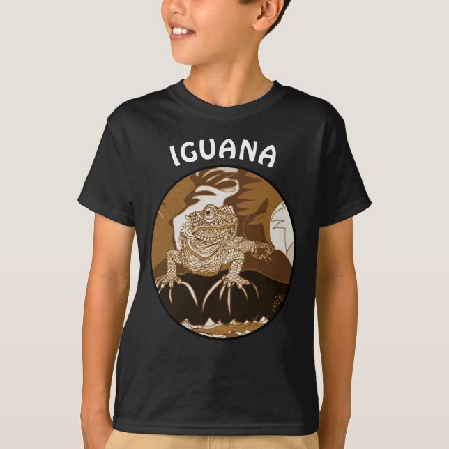 Camiseta Iguana pelo mar (Frente)