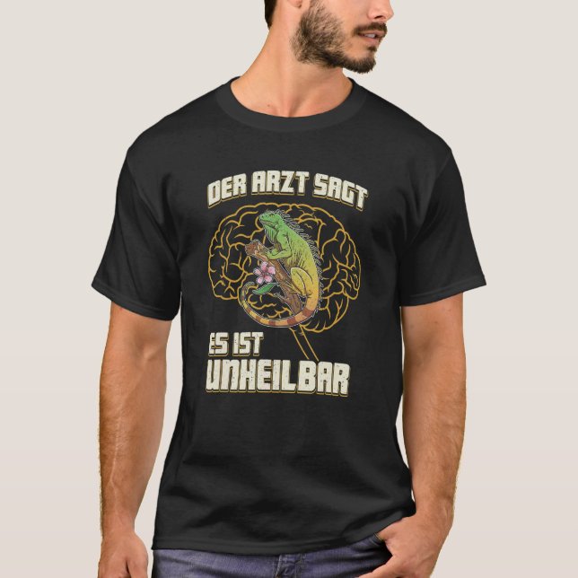 Camiseta Iguana Reptiles Lizard Pet Terrarium 15 (Frente)
