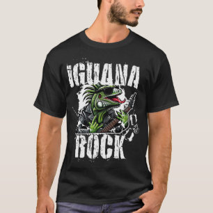 Camiseta Iguana Rock Lizard Rocker