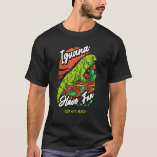 Camiseta Iguana se diverte U2013 Costa Maya México