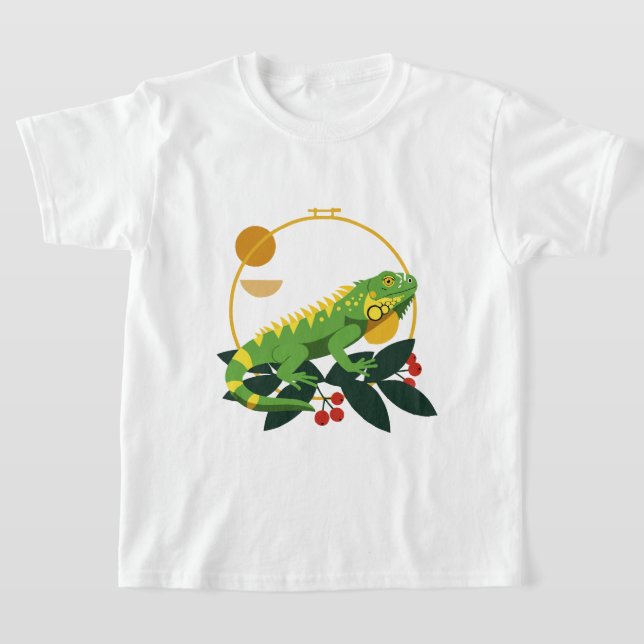 Camiseta Iguana Verde (Postura )