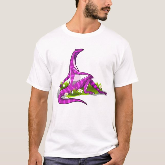 Camiseta Iguanodon Mostrando Sua Beleza Natural. (Frente)
