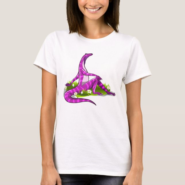 Camiseta Iguanodon Mostrando Sua Beleza Natural. (Frente)