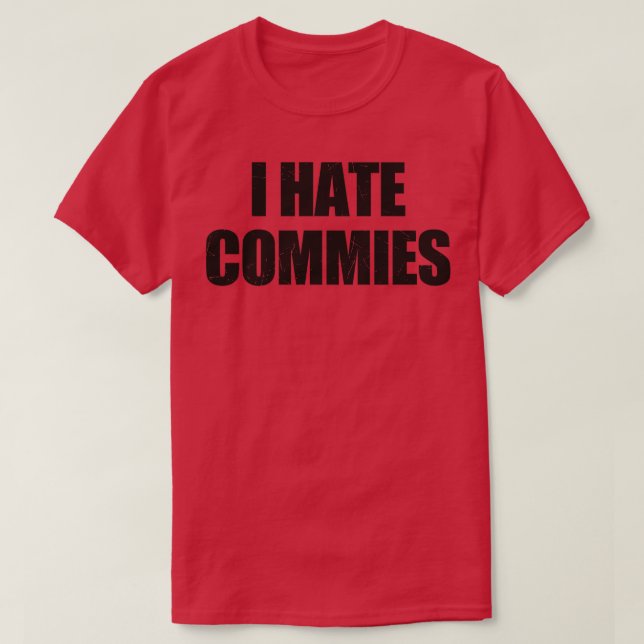Camiseta IHateCommies TShirt 1 (Frente do Design)