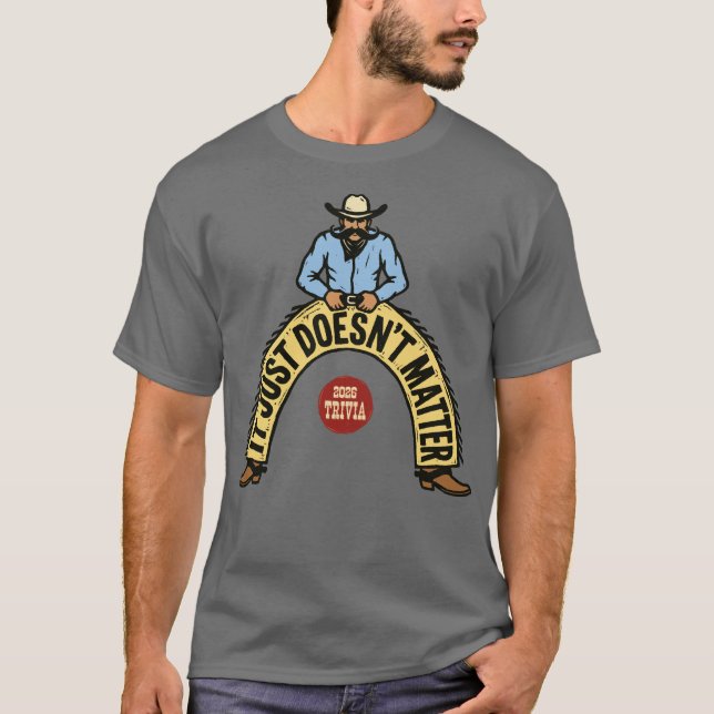 Camiseta IJDM - Bom e velho Cowboy 'Bigode' (Frente)