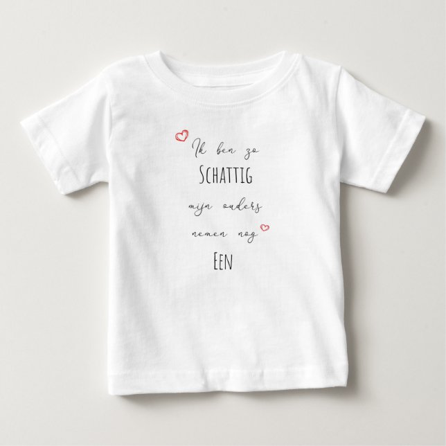 Camiseta Ik ben zo schattig mijn ouders nemen nog ... (Frente)