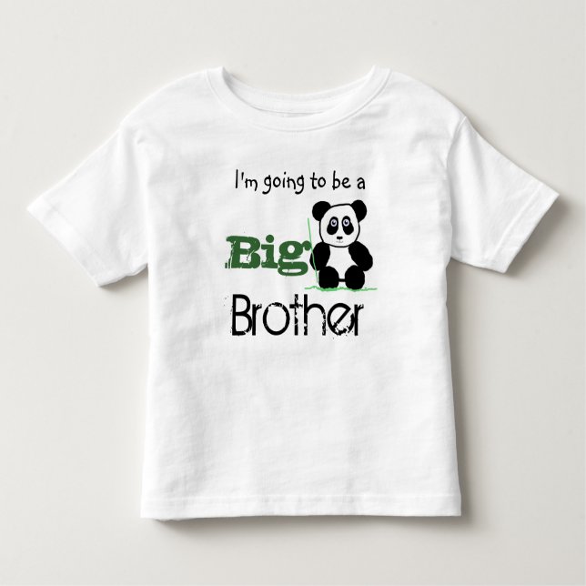 Camiseta Ik ga een Grote broer  worden (panda) shirt (Frente)