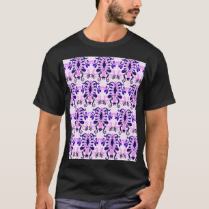 Camiseta Ikat Watercolor: Étnica Tribal Sem Olhos
