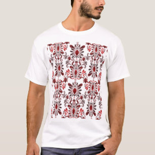 Camiseta Ikat Watercolor: Étnica Tribal Sem Vista.