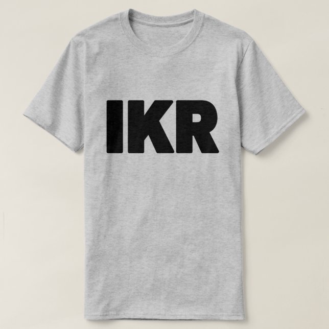 Camiseta IKR | Faixa de Texto (Frente do Design)