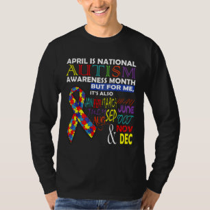 Camiseta Il É Consciência Nacional Do Autismo Mês 23