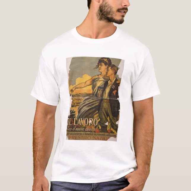 Camiseta "Il Lavoro"-Work, o novo dever (Frente)