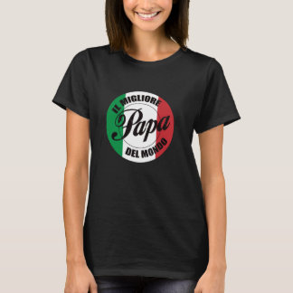 Camiseta Il migliore papa del mondo