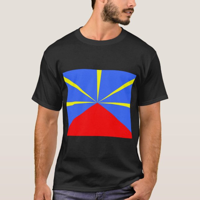 Camiseta Ile Réunion 974 Reunion Island Drapeau Maveli (Frente)