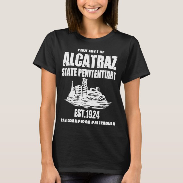 Camiseta Ilha Alcatraz, São Francisco Califórnia (Frente)