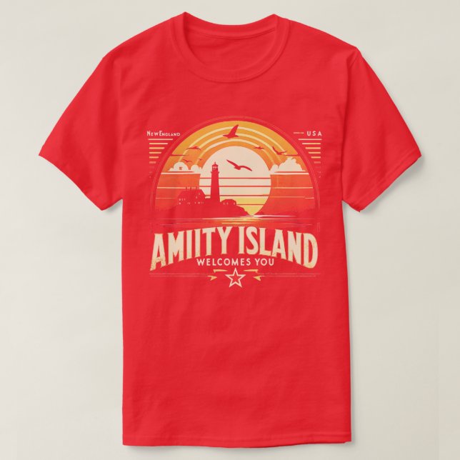 Camiseta Ilha Amity (Frente do Design)