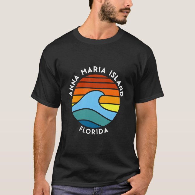 Camiseta Ilha Anna Maria Flórida Onda (Frente)