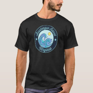 Camiseta Ilha Assateague Va Virginia Souvenir Su Náutico