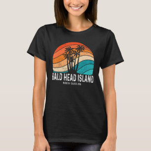 Camiseta Ilha Bald Head Beach North Carolina Souven
