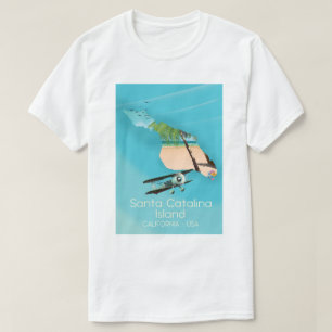Camiseta Ilha Califórnia EUA de Catalina do papai noel