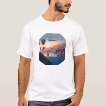 Ilha Catalina California Boats Sunset Retro