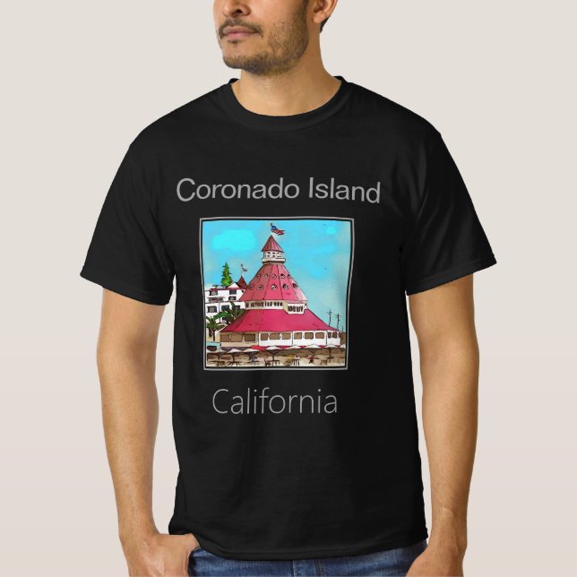 Camiseta Ilha Coronado, Califórnia (Frente)