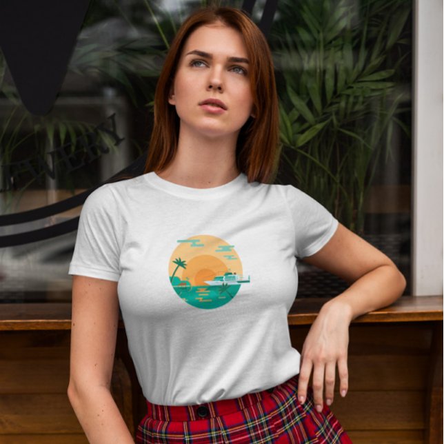 Camiseta Ilha Cruise (Criador carregado)