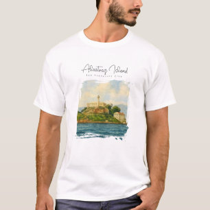 Camiseta Ilha de Alcatraz – Marco Turístico de São Francisc
