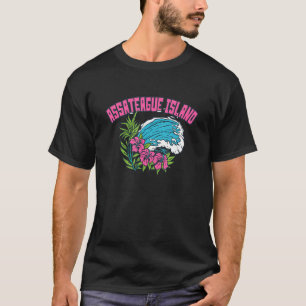 Camiseta Ilha de Assateague Maryland Verão Md Tropical EUA