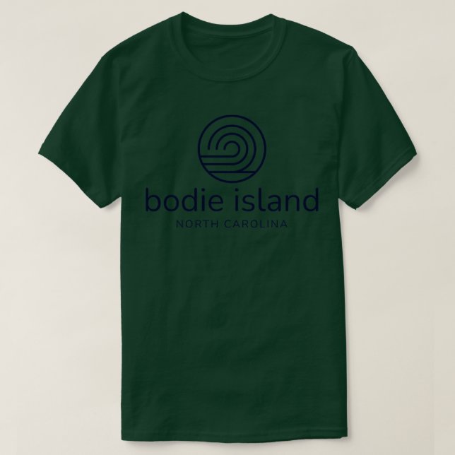 Camiseta Ilha de Bodie North olina (Frente do Design)