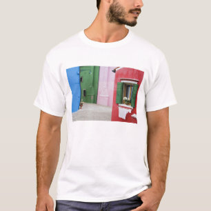 Camiseta Ilha de Burano, Burano, Itália. Colorido Burano 2
