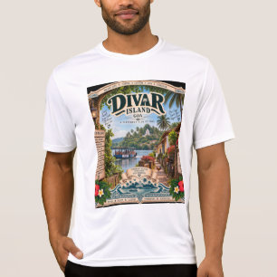 Camiseta Ilha de Divar — Joia do rio Mandovi 🏝️