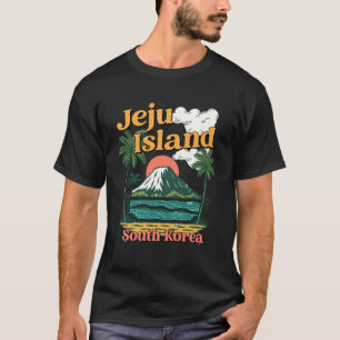 Camiseta Ilha de Jeju Coreia do Sul Viagem Lembrança Corean