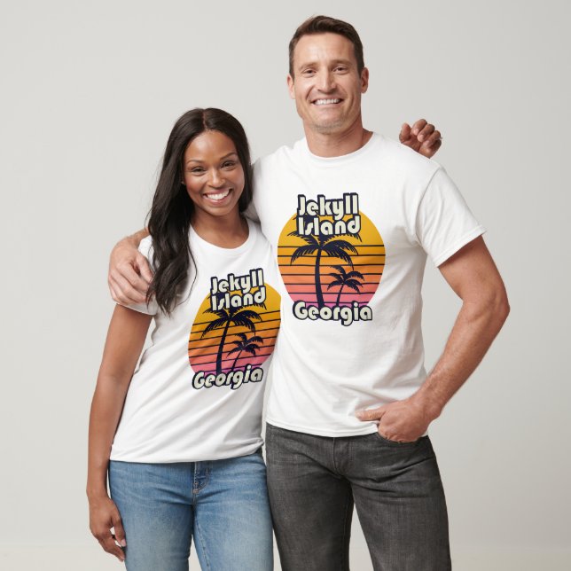 Camiseta Ilha de Jekyll Beach Georgia (Unissex)