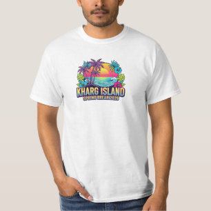 Camiseta Ilha de Kharg Irã Férias de Primavera 2026 Camiset