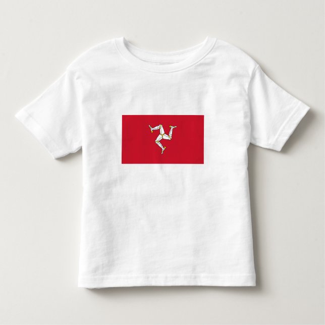 Camiseta Ilha de Man Flag (Frente)