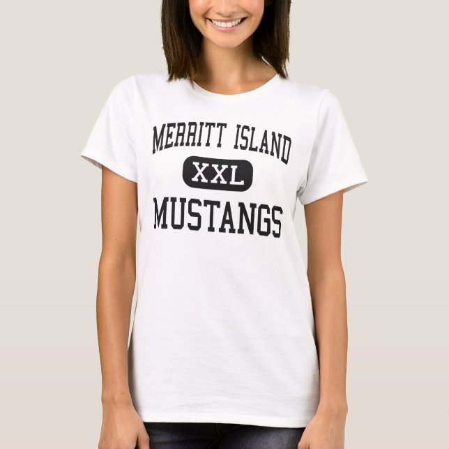 Camiseta Ilha de Merritt - mustang - alta - ilha de Merritt (Frente)