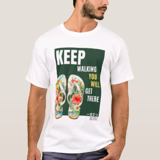 Camiseta Ilha de Motivação Inspiradora de Verão 