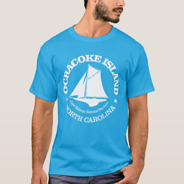 Camiseta Ilha de Ocracoke (Frente)