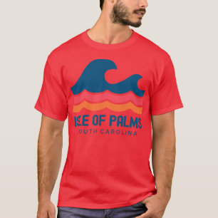 Camiseta Ilha de Palms South olina Vintage Wave