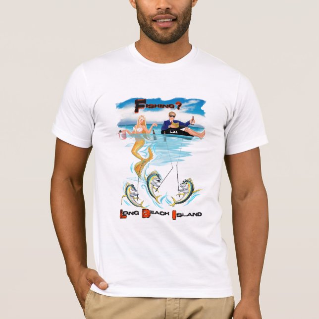 CAMISETA ILHA DE PRAIA LONGA PESCADA (Frente)