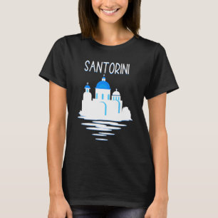 Camiseta Ilha de Santorini Grécia  Ellada Vertical Ilha Gre