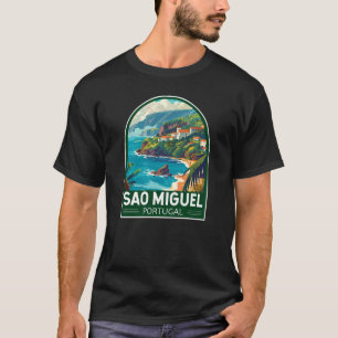 Camiseta Ilha de São Miguel Portugal Viagem Art