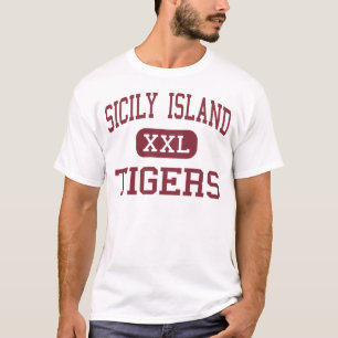 Camiseta Ilha de Sicília - tigres - alta - ilha de Sicíli