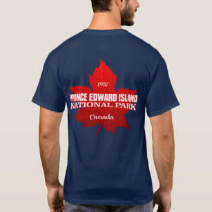 Camiseta Ilha do Príncipe Edward NP (folha de mapa) T-Shir