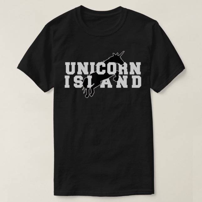 Camiseta Ilha do Unicórnio PETSS (Frente do Design)