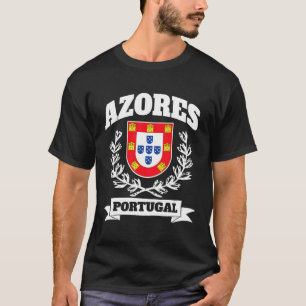 Camiseta Ilha dos Açores Portugal Tema Orgulho Português