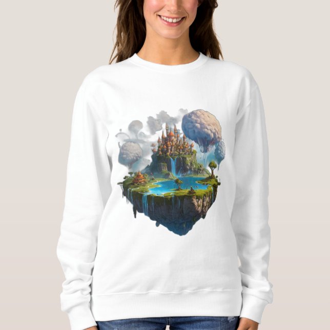 Camiseta ilha flutuante (Frente)