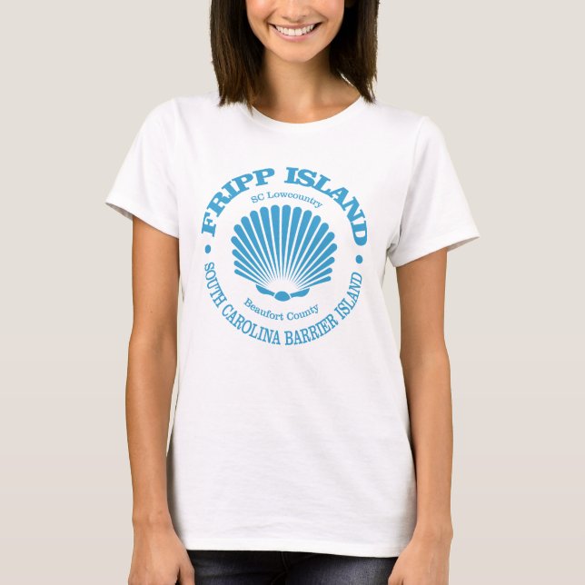 Camiseta Ilha Fripp (concha) (Frente)