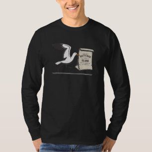 Camiseta Ilha Hatteras Nc Almoço de Gaivota Férias de Verão